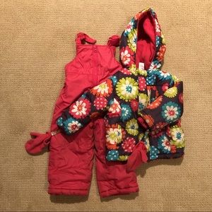 Carter’s snow pants and puffer jacket